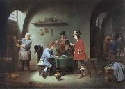 David Teniers gambling scene at an lnn France oil painting artist